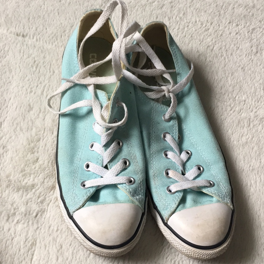Converse mint/torquoise shoes